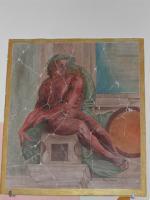Dry Fresco - Character Of Sistine Chapel - Add New Artwork Medium